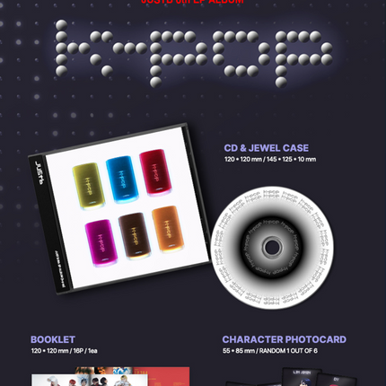 JUST B - k-pop 6th EP Album jewel Ver.