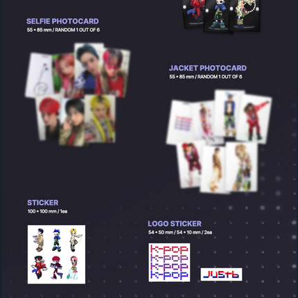 JUST B - k-pop 6th EP Album jewel Ver.