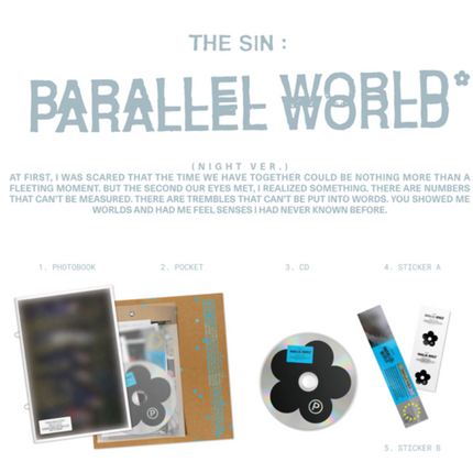 [POB] ENHYPEN - THE SIN : PARALLEL WORLD Spin Off Single Album Photobook Ver. (Ver Selection)