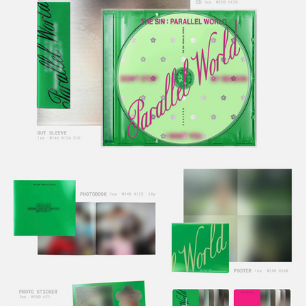 [POB] ENHYPEN - THE SIN : PARALLEL WORLD Spin Off Single Album ENGENE 2 Ver Set. (Member Selection)