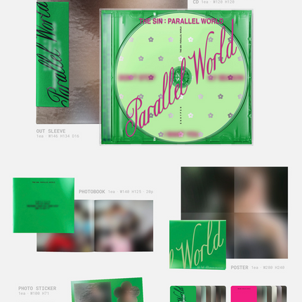 [POB] ENHYPEN - THE SIN : PARALLEL WORLD Spin Off Single Album ENGENE 2 Ver Set. (Member Selection)