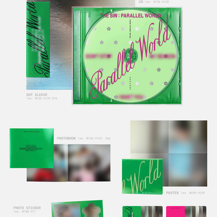 [POB] ENHYPEN - THE SIN : PARALLEL WORLD Spin Off Single Album ENGENE 2 Ver Set. (Member Selection)
