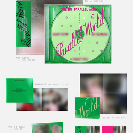 [POB] ENHYPEN - THE SIN : PARALLEL WORLD Spin Off Single Album ENGENE 2 Ver Set. (Member Selection)