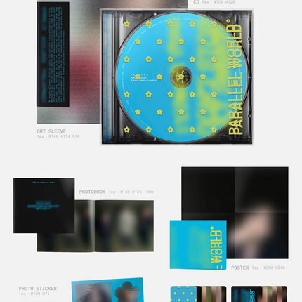 [POB] ENHYPEN - THE SIN : PARALLEL WORLD Spin Off Single Album ENGENE 2 Ver Set. (Member Selection)