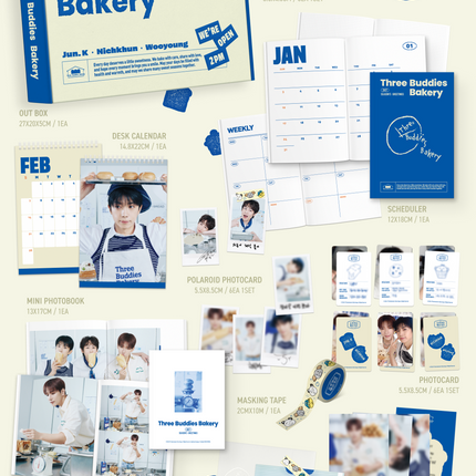 [POB] 2PM - [Three Buddies Bakery] 2027 Season's Greetings