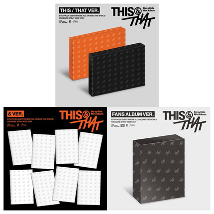 [SET][SALE] Stray Kids - THIS & THAT 10th Mini Album 2 Photobook + 8 & + FANS ALBUM Ver Set