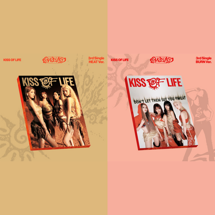 KISS OF LIFE - SWEAT 3rd Single Album Digipack Ver (HEAT / BURN / Set)