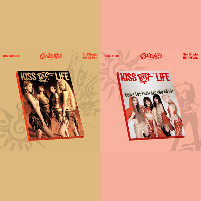 KISS OF LIFE - SWEAT 3rd Single Album Digipack Ver (HEAT / BURN / Set)