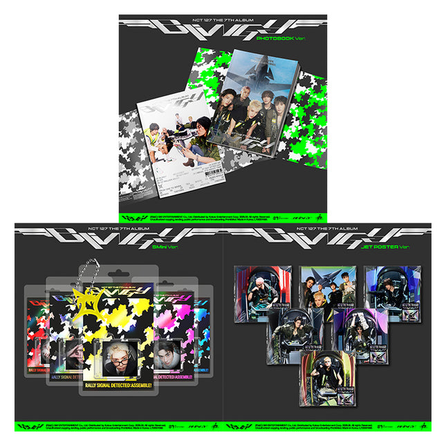 [Set] NCT 127 - BLINGY 7th Full Album 2 Photobook + 1 SMini + 1 JET Poster (Member Selection))
