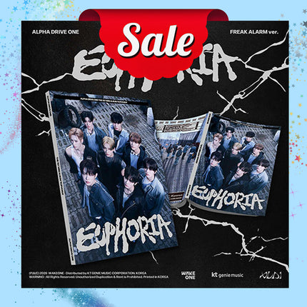 [SALE] ALPHA DRIVE ONE - 1st Mini Album : EUPHORIA [FREAK ALARM Ver.]