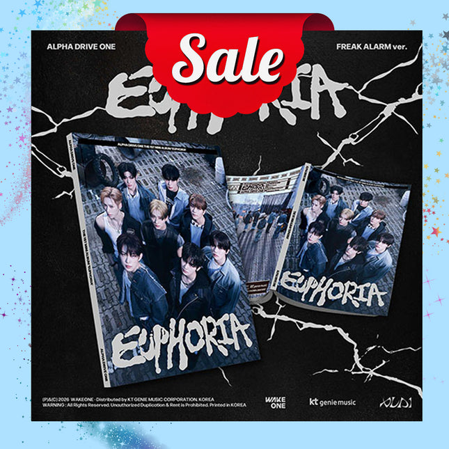 [SALE] ALPHA DRIVE ONE - 1st Mini Album : EUPHORIA [FREAK ALARM Ver.]