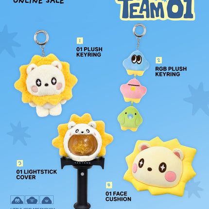 TAEYANG - Official MD [TEAM 01] Keyring / Light Stick Cover / Cushion