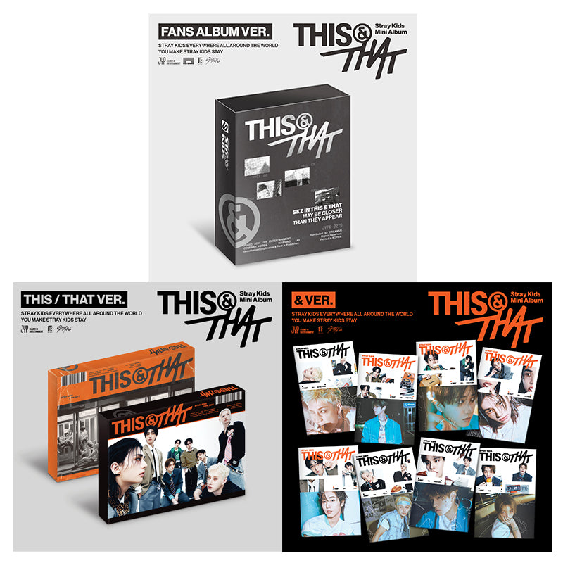 SET][SALE] Stray Kids - THIS & THAT 10th Mini Album 2 Photobook +