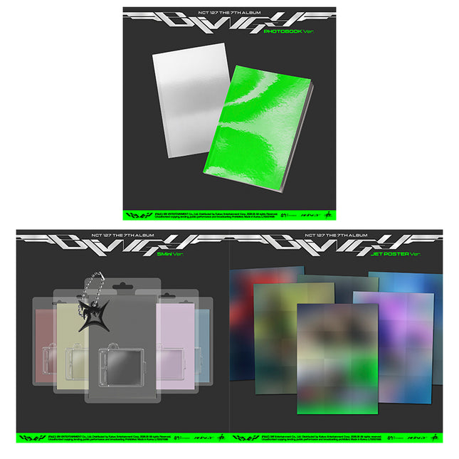 [Set] NCT 127 - BLINGY 7th Full Album 2 Photobook + 1 SMini + 1 JET Poster (Member Selection))