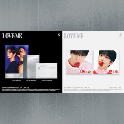 [SET] MONSTA X SHOWNU X HYUNGWON - LOVE ME EP Album 3 Photobook + 2 Digipack Ver