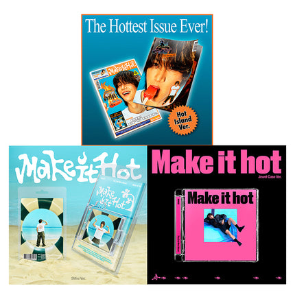 [SET] SHINee MINHO - Make it hot 2nd Mini Album Hot island 2Ver + Jewel Case + SMini