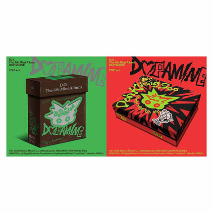[SALE][SET] EXO D.O. - DOPAMINE 4th Mini Album FIZZ + POP Ver.