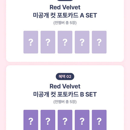 [POB][SALE] Red Velvet - SM 2027 Season's Greetings