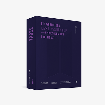 BTS - WORLD TOUR ‘LOVE YOURSELF : SPEAK YOURSELF’ [THE FINAL] Blu-ray