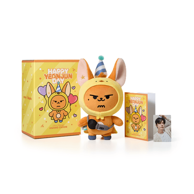 TXT YEONJUN - HBD Official MD HWANG CHOON Plush Set TOMORROW X TOGETHER