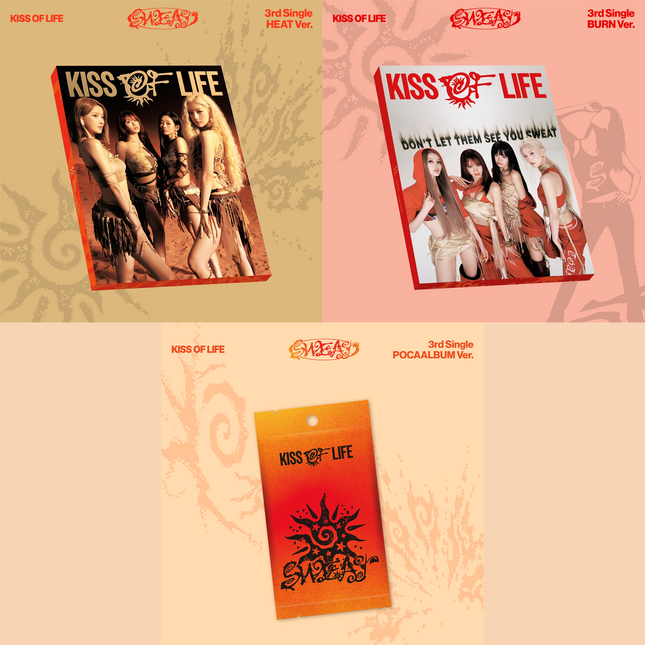 [SET] KISS OF LIFE - SWEAT 3rd Single Album 2 Ver Digipack + POCAALBUM Set
