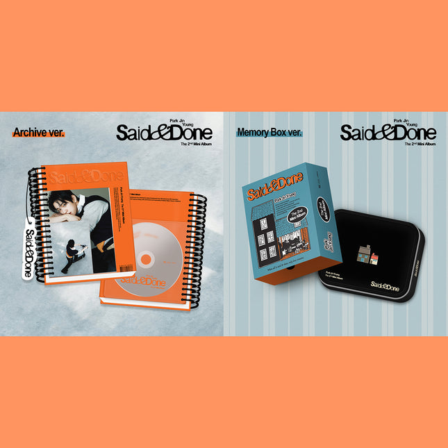 [SET] GOT7 Jinyoung - Said & Done 2nd Mini Album Archive+Memory Box