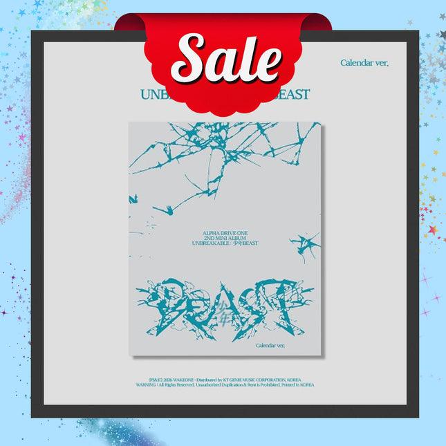 [SALE] ALPHA DRIVE ONE - UNBREAKABLE : 少年BEAST 2nd Mini album Calendar Ver.