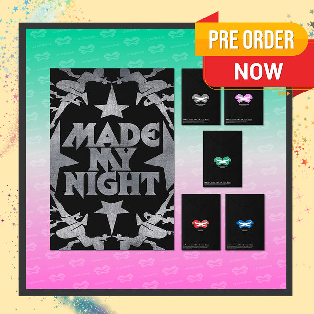 [POB] LE SSERAFIM - MADE MY NIGHT Single Album COMPACT Ver. (Member Selection)
