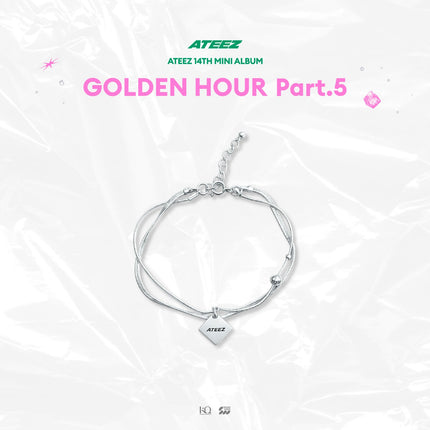 ATEEZ - POP-UP STORE [GOLDEN HOUR : Part.5] MD 925 SILVER BRACELET