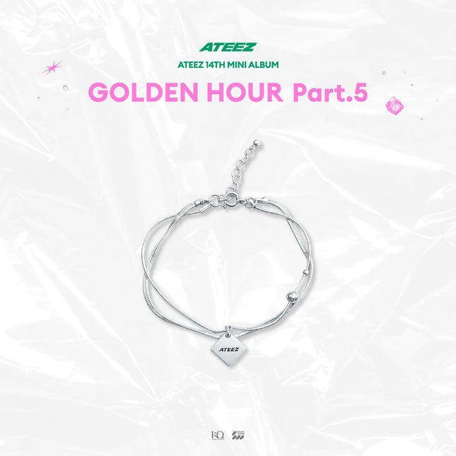 ATEEZ - POP-UP STORE [GOLDEN HOUR : Part.5] MD 925 SILVER BRACELET