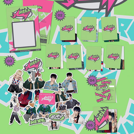 NEXZ - Mmchk 2nd Single Album Sticker Ver (Umm…ver / Chk! ver)