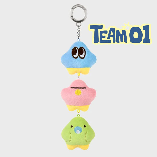 BIGBANG TAEYANG - TEAM01 Official MD RGB Plush Keyring Ver.