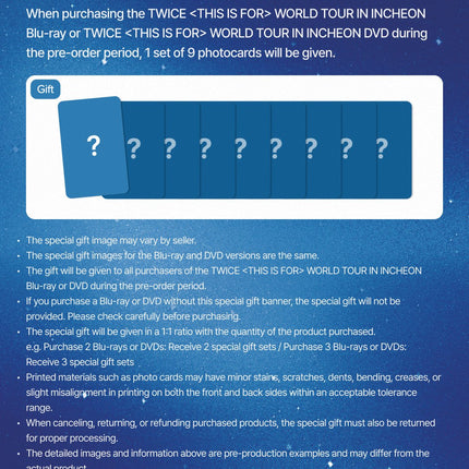 [POB] TWICE - <THIS IS FOR> WORLD TOUR IN INCHEON Blu-ray
