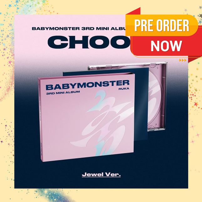 [POB] BABYMONSTER - CHOOM 3rd Mini Album Jewel Ver. (Member Selection)