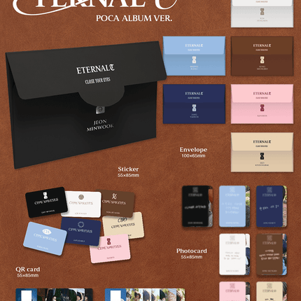 CLOSE YOUR EYES - 1st Mini Album : ETERNALT (POCA ALBUM Ver)
