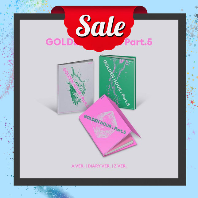 [SALE] ATEEZ - GOLDEN HOUR : Part.5 14th Mini Album Photobook Ver.