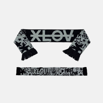 XLOV [FIRST LOVE] SLOGAN MUFFLER - K-Pop Fan Accessory, Limited Edition