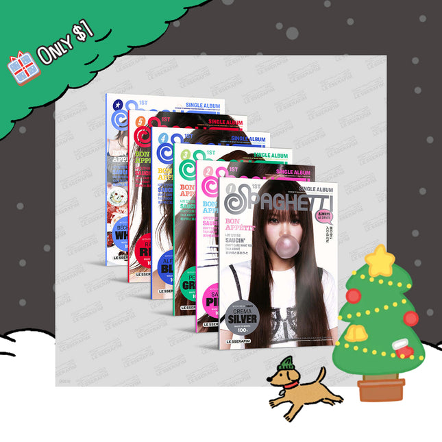 LE SSERAFIM - 1st Single Album : SPAGHETTI [COMPACT ver.]