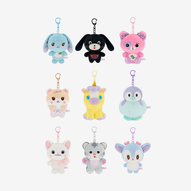 TWICE - [TWICE THE THRILL] TDOONGZ PLUSH KEYRING Ver. (Member Selection)