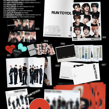 AHOF - RUN TO YOU 3rd Mini Album PHOTOBOOK Ver. ( HEART / RUSH / Set Ver)