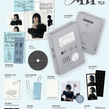 [SALE] ITZY YEJI - Air 1st Mini Album Oxygen Pack Ver