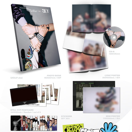 B1A4 - SET 9th Mini Ablum (One 하나 Ver / Two 둘 Ver / Three 셋 Ver)