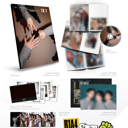 B1A4 - SET 9th Mini Ablum (One 하나 Ver / Two 둘 Ver / Three 셋 Ver)