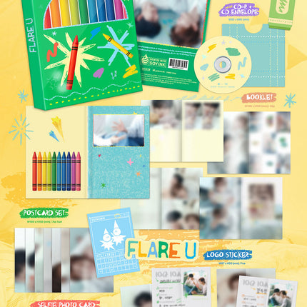 FLARE U - YOUTH ERROR 1st Mini Album Crayon Ver