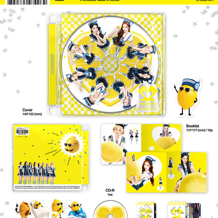 Hearts2Hearts - Lemon Tang 2nd Mini Album Jewel Case Ver