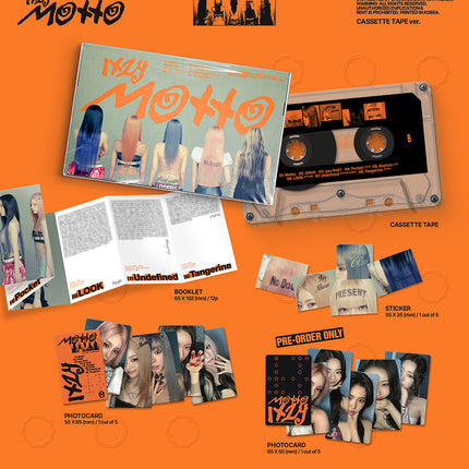 ITZY - Motto 12th Mini Album 2 CASSETTE TAPE + SPECIAL Ver Set