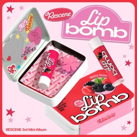 RESCENE - 3rd Mini Album : LIP BOMB (QR) [LIP BALM Ver.]