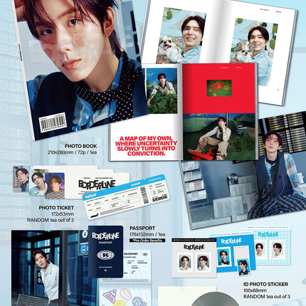 MONSTA X KIHYUN - BORDERLINE EP Album THE 3rd JOURNEY Ver.