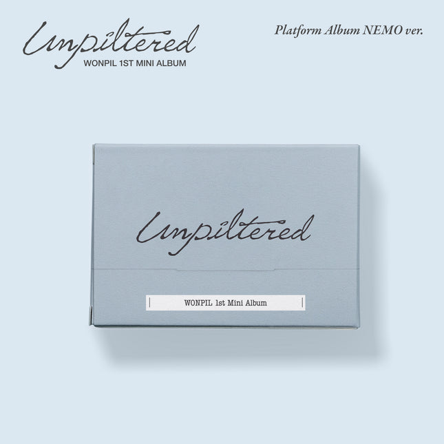 DAY6 WONPIL - 1st Mini Album: Unfiltered (Platform Ver.)(NEMO)