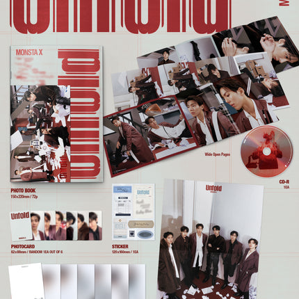 MONSTA X - 1st US Full Album : Unfold (Photobook Ver)